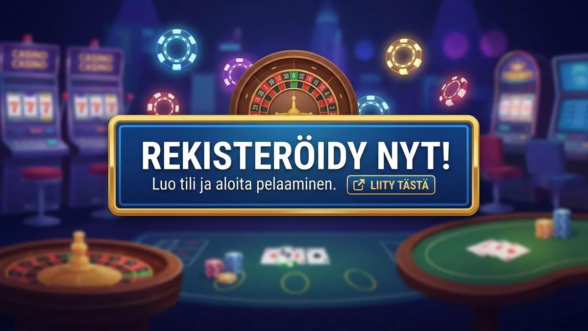 Rekisteröidy bonuksen kanssa